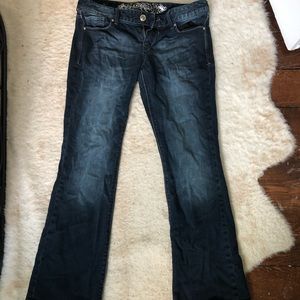 Dark Wash Boot Cut Express Jeans